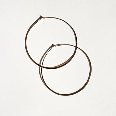 Large Hammered Hoops