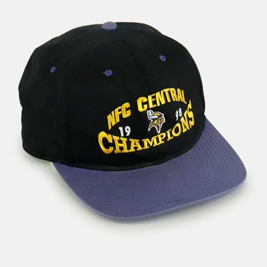Vintage 1998 NFL Minnesota Vikings NFC Central Champions Snapback Hat