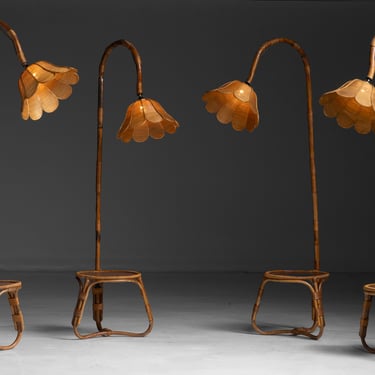 Bamboo Flower Lamps