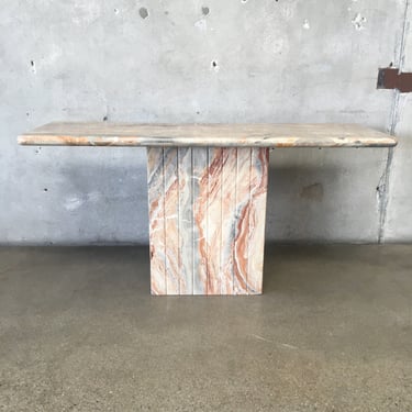 Post Modern Marble Console Table