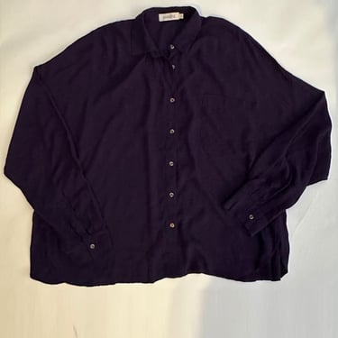 MAMÈNE Cocoon Shirt - Navy