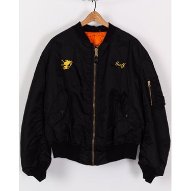 Vintage US Air Force Bomber Jacket - Men's Large | 80s 90