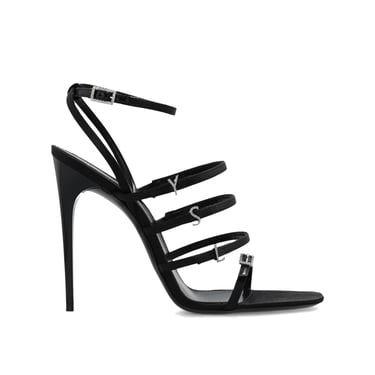 Saint Laurent Jerry Satin Sandals Women