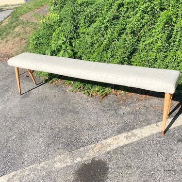 Midcentury Long Bench/Console Table