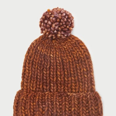 Ava Sienna Knit Pompom Hat