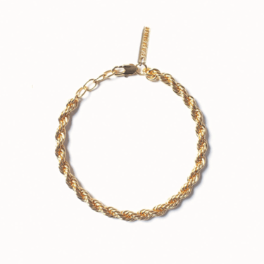 GOLD FILLED ROPE CHAIN BRACELET