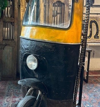 Artisan Crafted Iron Taxi Bar