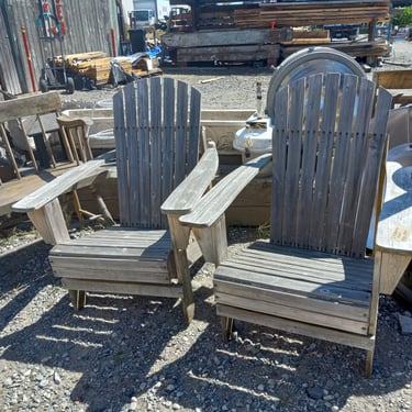 Set of two Adirondack chairs
