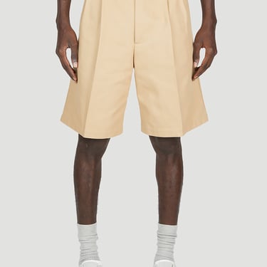 Gucci Men Folded Pleat Shorts