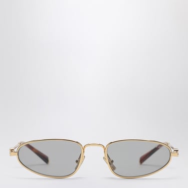 Miu Miu Miu Miu Logo Gold Sunglasses Women