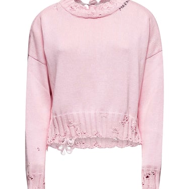 Marni Women Pink Cotton Crop Sweater