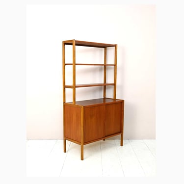 MidCentury Bodafors Signed Teak Bookcase, Danish Scandinavian Vintage Design 50s 60s 