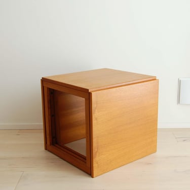 Danish Modern Kai Kristiansen Interlocking Cube Nesting Tables Laurits M Larsen Made in Denmark 