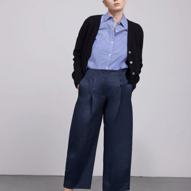 Phoebe Jon | Maddie Barrel Pant | Cotton Twill