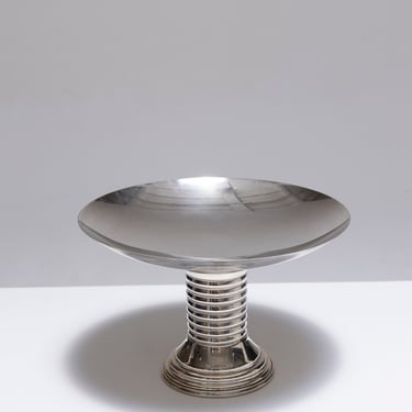 COUPE ART DÉCO EN MÉTAL ARGENTÉ, 1930s