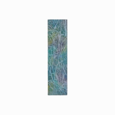 Abstract Oil Painting on Canvas Bamboo Plant Nature 