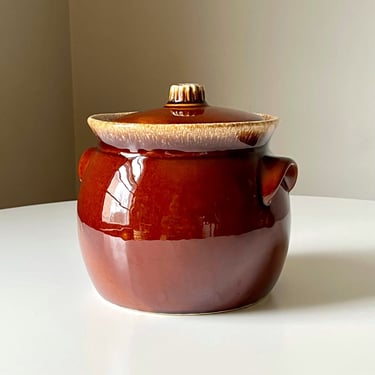 Vintage Stoneware Ovenproof Pot by Hull 