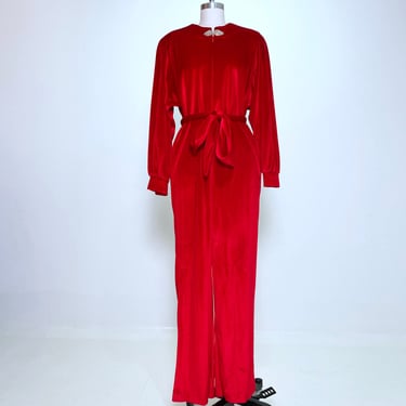 David Brown Saks Vintage Velour Jumpsuit from Best Dressed Alaska Collection