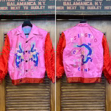 Vintage 1960's/70's Japan Tour Souvenir Dragon Bomber Jacket Vintage 1960's/70's Japan Tour Souvenir Dragon Bomber Jacket