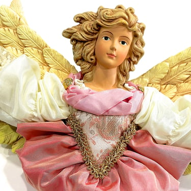 VINTAGE: 12.5" Large Angel Ornament - Plastic Angel - Christmas - Holiday - SKU Tub-399-00034721 
