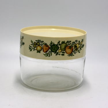 vintage Pyrex Spice of Life glass canister 