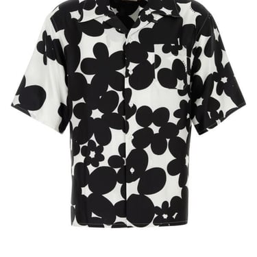 Marni Men Printed Satin Shirt