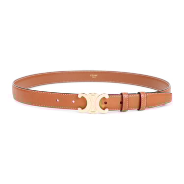 Celine Triomphe Leather Belt Women