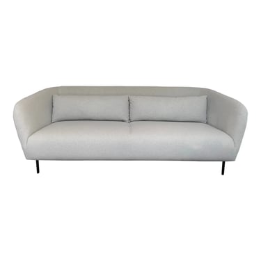 Small Modern Gray Performance Fabric Sofa