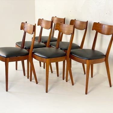 Drexel Declaration Dining Chairs by Kipp Stewart (Set of 6), Circa 1960s - *Please ask for a shipping quote before you buy. 