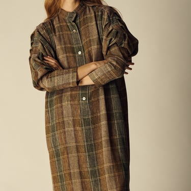 1970s Issey Miyake Plaid Dress