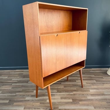 Vintage Danish Modern Teak Bookcase Cabinet by Bramin, c.1960’s 