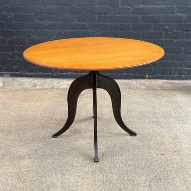 Vintage Industrial Modern Height Adjustable Dining Table, c.1970’s 