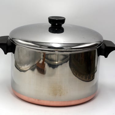 vintage Revere Ware 6 Quart Stockpot 