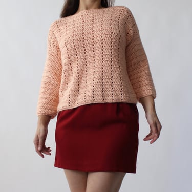 Vintage Soft Peach Sweater