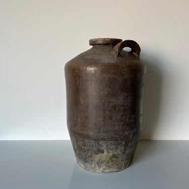 Antique Concrete Jug / Vase 