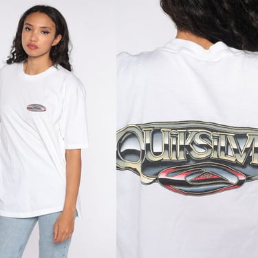 Quiksilver T Shirt Surfer Shirt 90s Tee Retro | Shop Exile