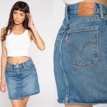 Levis skirt denim hotsell