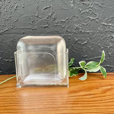 Clear Acrylic Coasters with Holder