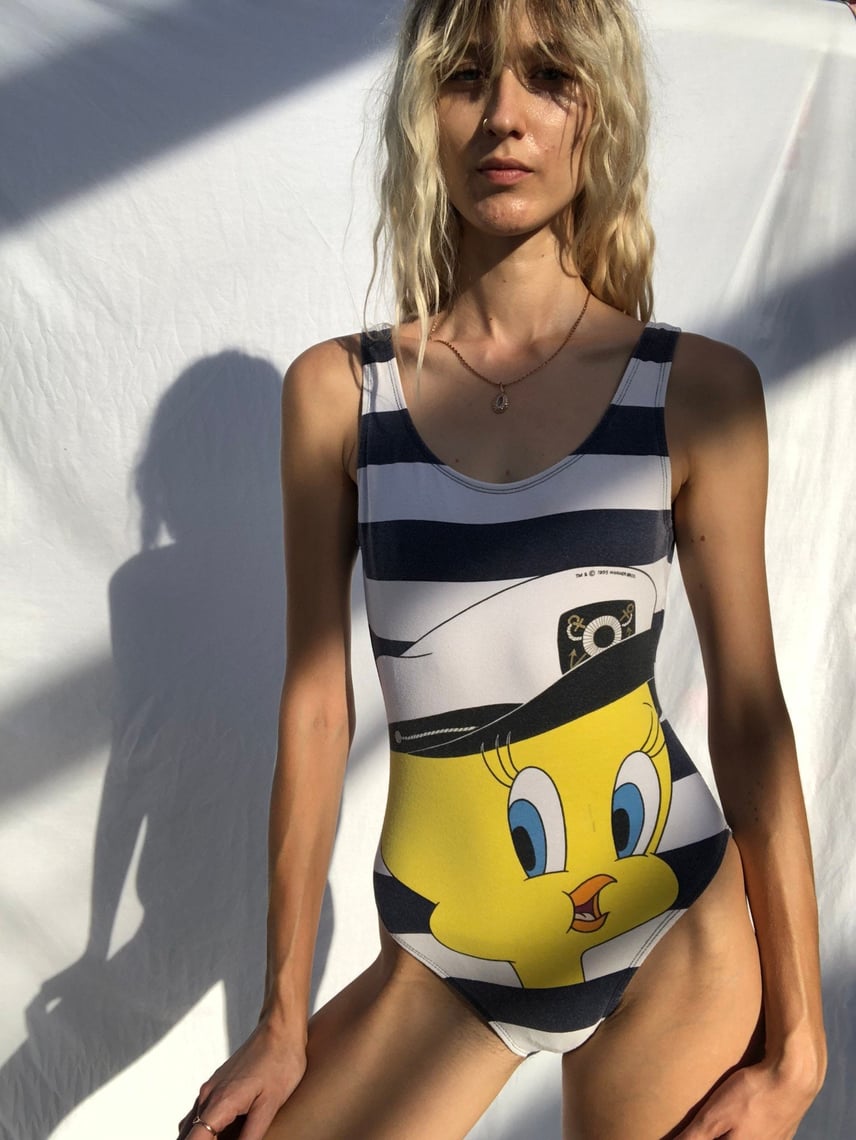 ワンピース vintage deadstock tweety onepiece vintage deadstock tweety onepiece