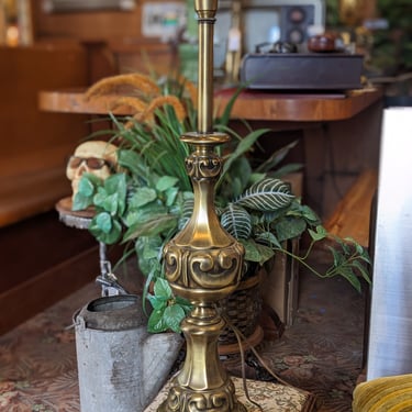 Vintage Solid Bras Table Lamp