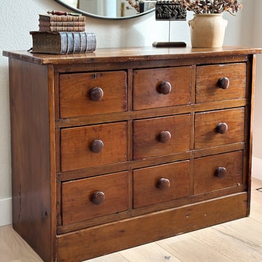 Antique English Pine Sideboard/Chest of Drawers 