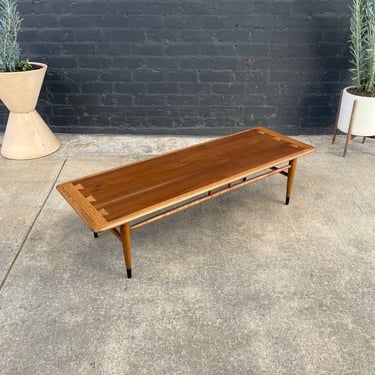 Mid-Century Modern “Acclaim” Walnut Coffee Table by Lane, c.1960’s 