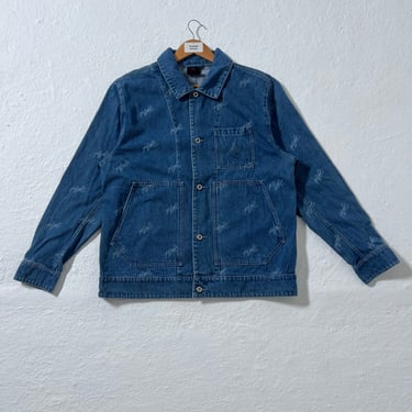 Jordan Flight AOP Denim Jacket Sz. L