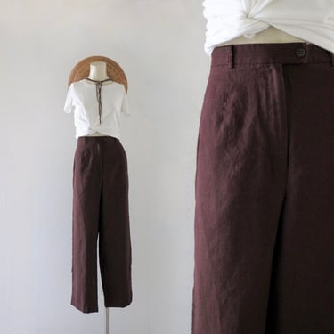 rosewood linen trousers 30-31 