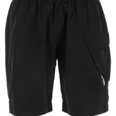 C.P. Company Man Black Nylon Swimming Shorts