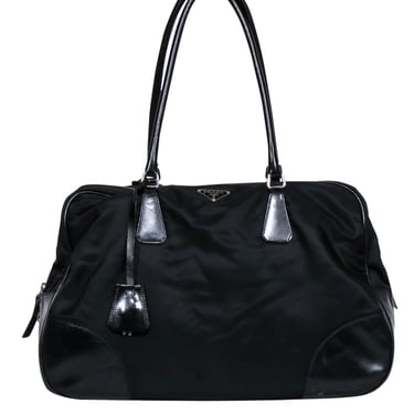 Prada - Black Nylon Large Shoulder Bag