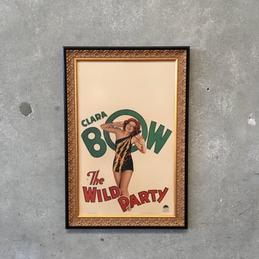 1929 Paramount &quot;Wild Party&quot; Clara Bow