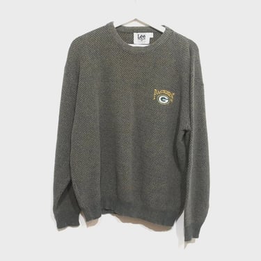 vintage GREEN Bay PACKERS nfl football raglan 90s y2k SWEATSHIRT -- size large sweatshirt -- Free shipping U.S.A 