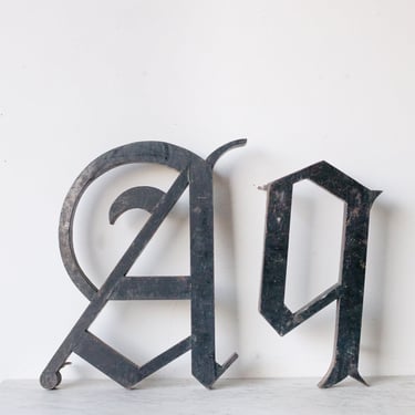 Antique Iron Letter