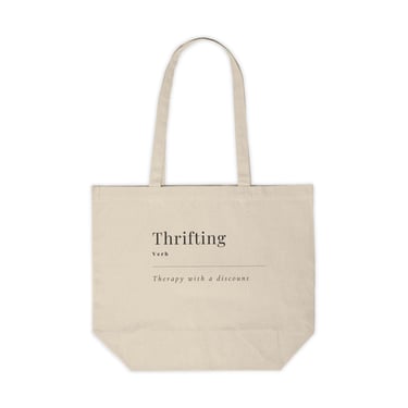 Canvas Shopping Tote 
